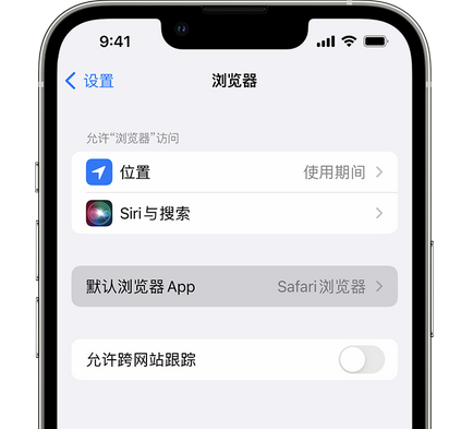 望牛墩镇苹果手机维修店分享如何在iPhone上设置默认浏览器